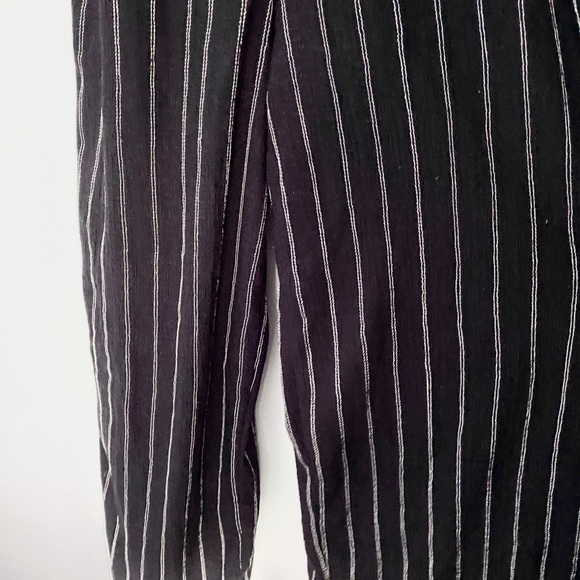 Bershka Cami Black & White Striped Jumpsuit - Picture 5 of 6